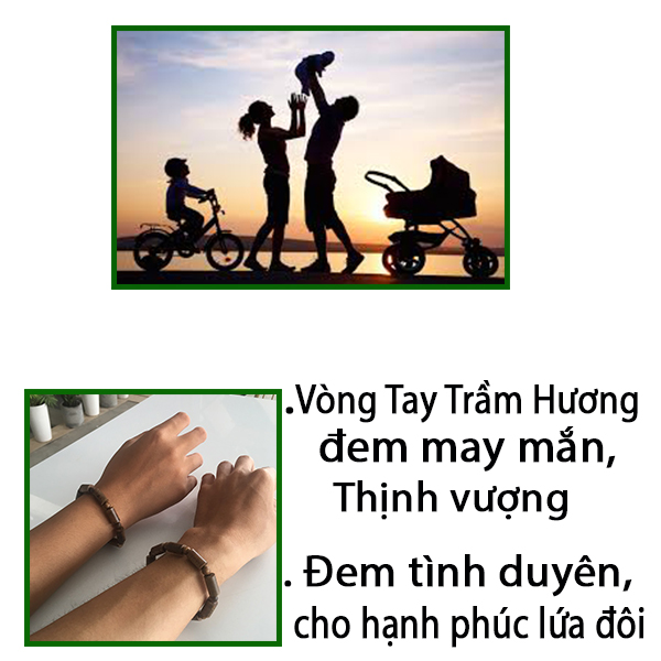 Vòng Tay Trầm Hương Trúc - 8ly