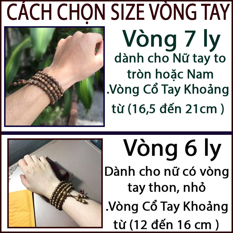 vòng tay trầm hương 108 hạt