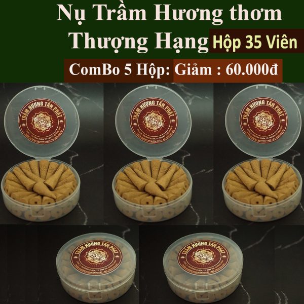 nụ trầm hương -5 hộp -35 viên